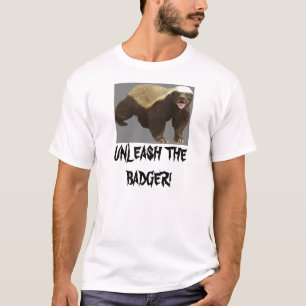 アナグマを自由にして下さい Tシャツ