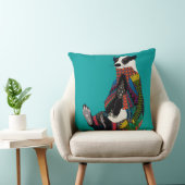 アナグマターコイズ クッション (椅子)