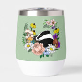 アナグマ野生の花マッシュルーム緑 (正面)