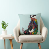 アナグマ・セラドン・ブルー クッション (椅子)