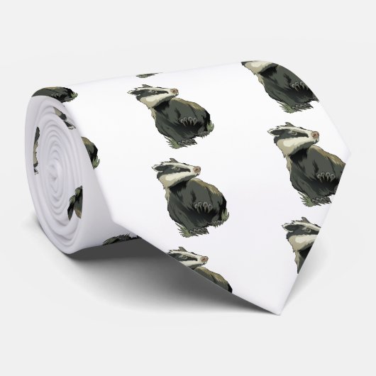 アナグマ ネクタイ (ロール)