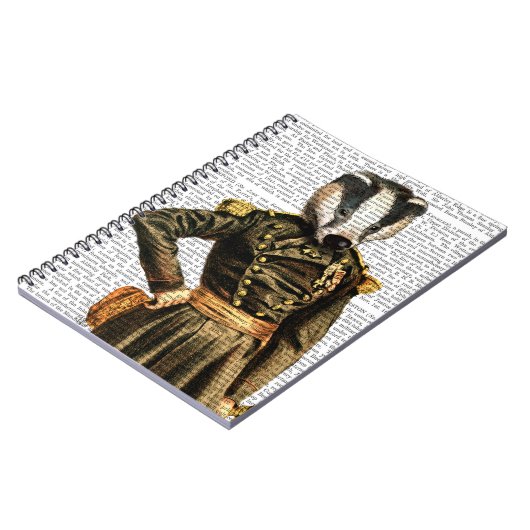 アナグマ ノートブック (左側)