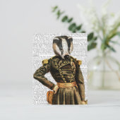 アナグマ ポストカード (スタンド正面)