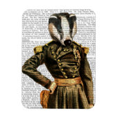 アナグマ マグネット (縦)