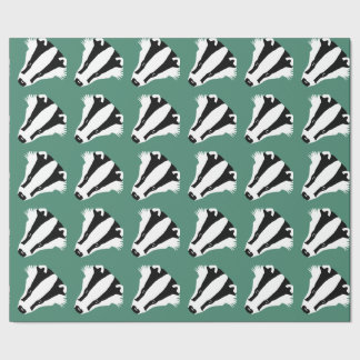 アナグマ ラッピングペーパー