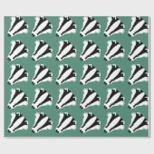 アナグマ ラッピングペーパー (フラット)