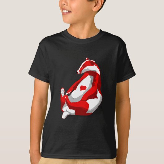 アナグマ Tシャツ (正面)