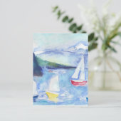 アナコルテスセールボート ポストカード (スタンド正面)