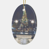 アナコンダのクリスマスのオーナメント セラミックオーナメント (左)