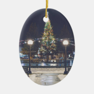 アナコンダのクリスマスのオーナメント セラミックオーナメント