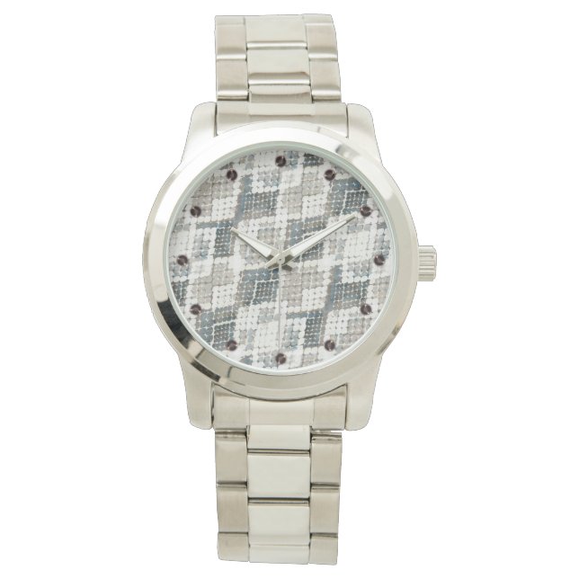 アナコンダのヘビの皮/ 腕時計 (正面)