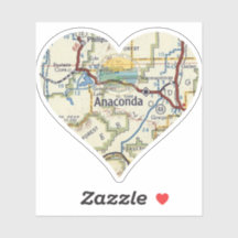 アナコンダモンタナヴィンテージの地図