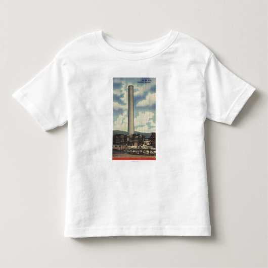 アナコンダ、モンタナ- Washoeの製錬所 トドラーTシャツ (正面)