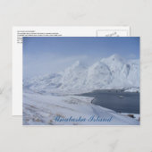 アナスカ島、キャプテンズベイの南端 ポストカード (正面/裏面)