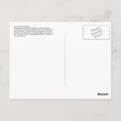 アナスカ島、キャプテンズベイの南端 ポストカード (裏面)