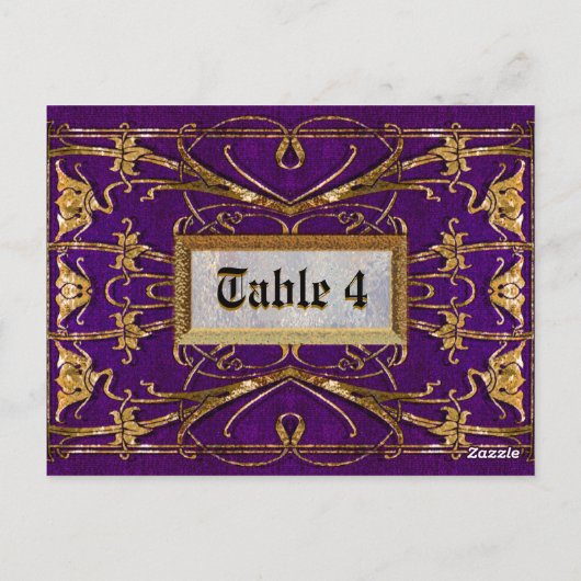 アナスタシアカリービクトリアン ポストカード (裏面)