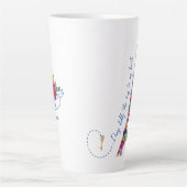 アナスタシアフローラエッフェルタワーパリズ鍵 カフェラテマグ (正面)