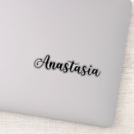 アナスタシア名 – 手書き書 シール