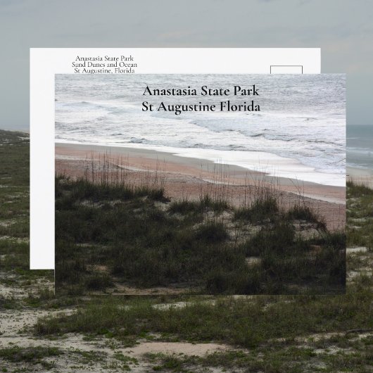 アナスタシア州パークセントオーガスティンフロリダトラベル ポストカード