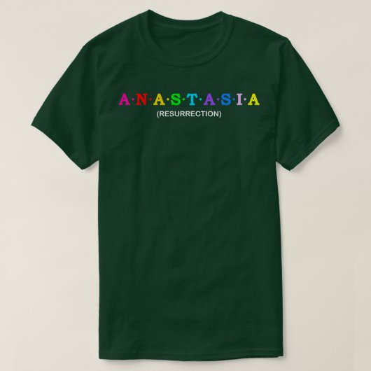 アナスタシア復活 Tシャツ (デザイン正面)