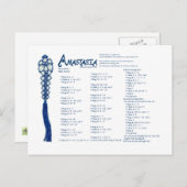 アナスタシア葉書 ポストカード (正面/裏面)