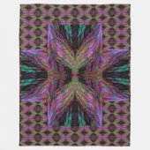 アナスタシア蝶28 フリースブランケット (正面)