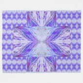 アナスタシア蝶30 フリースブランケット (正面(横))