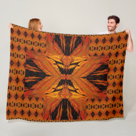 アナスタシア蝶33 フリースブランケット