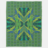 アナスタシア蝶37 フリースブランケット (正面)