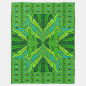 アナスタシア蝶3 フリースブランケット (正面)