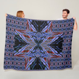 アナスタシア蝶41 フリースブランケット