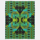 アナスタシア蝶48 フリースブランケット (正面)