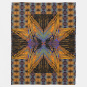 アナスタシア50蝶 フリースブランケット (正面)