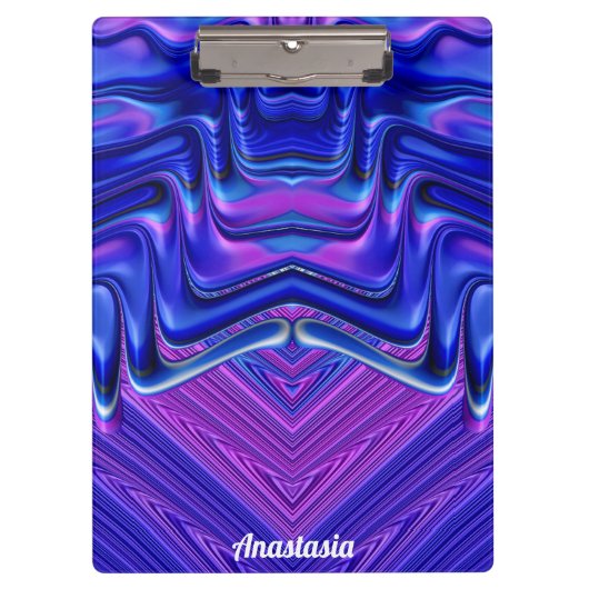 アナスタシア～3D!～ピンクホワイトとブルーのオリジナル～ クリップボード (正面)