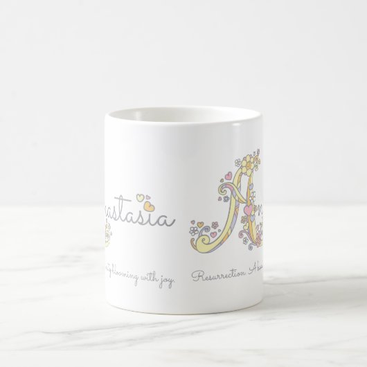 アナスタシアAの装飾的な一流の意味マグ コーヒーマグカップ (中央)