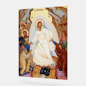 アナスタシス復活の正統なアイコン アクリルサイン (傾斜)