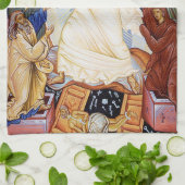 アナスタシス復活の正統なアイコン キッチンタオル (折り畳み)