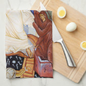 アナスタシス復活の正統なアイコン キッチンタオル (四つ折り)