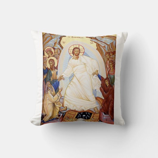 アナスタシス復活の正統なアイコン クッション (正面)
