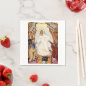 アナスタシス復活の正統なアイコン スタンダードカクテルナプキン (インサイチュ)