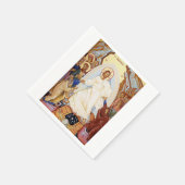 アナスタシス復活の正統なアイコン スタンダードカクテルナプキン (角)