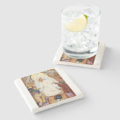 アナスタシス復活の正統なアイコン ストーンコースター (横)