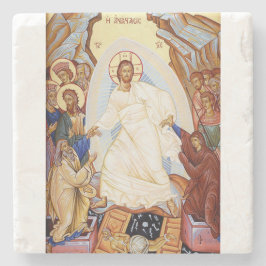 アナスタシス復活の正統なアイコン ストーンコースター