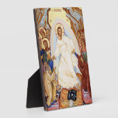 アナスタシス復活の正統なアイコン フォトプラーク (側面)