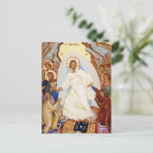 アナスタシス復活の正統なアイコン ポストカード (スタンド正面)