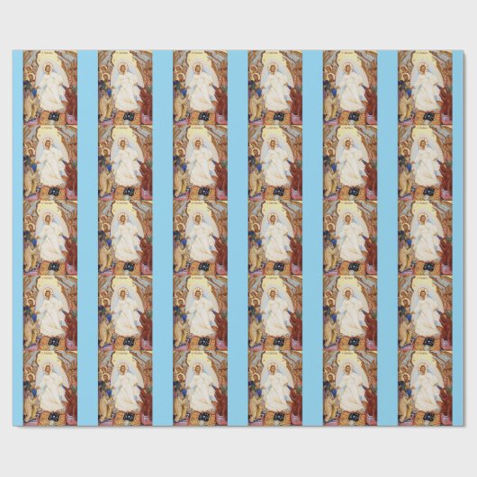 アナスタシス復活の正統なアイコン ラッピングペーパー (フラット)