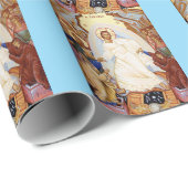 アナスタシス復活の正統なアイコン ラッピングペーパー (ロールコーナー)