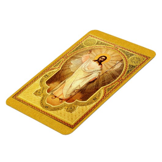 アナスタシス – キリストは復活した！アイコン磁石 マグネット (左側)