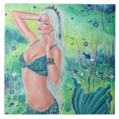 アナスタジアマーメイドセラミックタイルファンタジーアート タイル (正面)