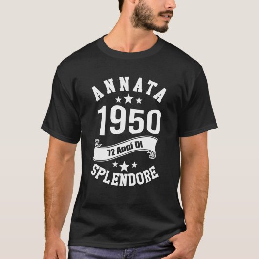 『アナタ1950, 72アンニ・ディ・スプレンドア』 Tシャツ (正面)